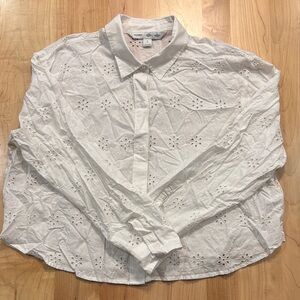 Old Navy White Button Down Shirt